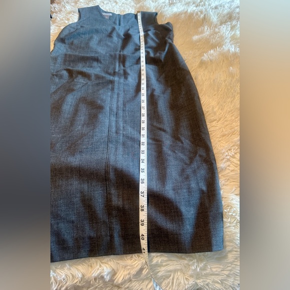 NWOT LIZ CLAIBORNE Grey Sheath Dress - Picture 9 of 11